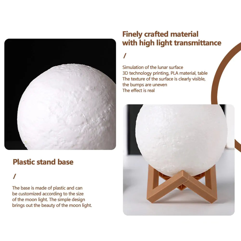 3d Moon Night Light