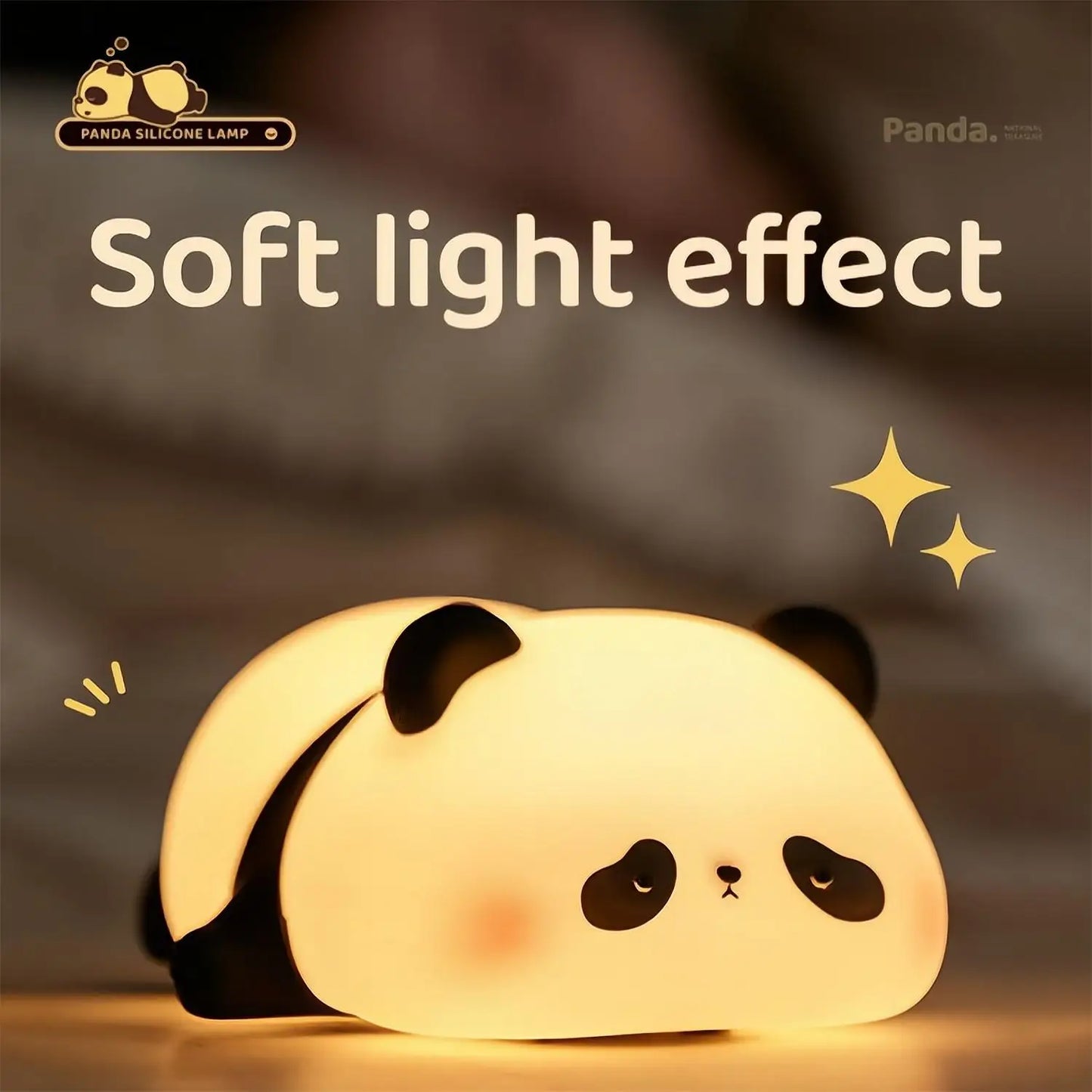 Cute panda night light