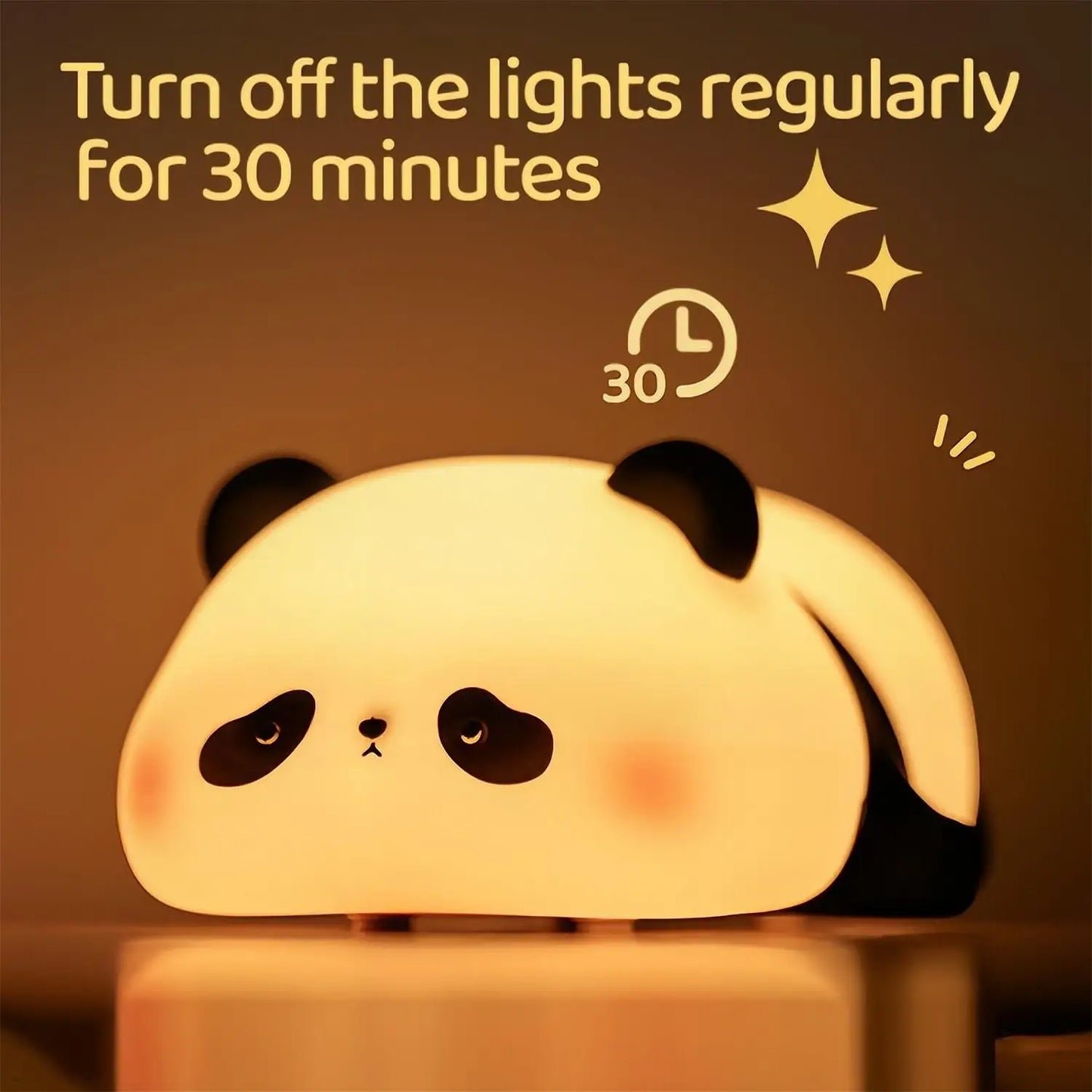 Cute panda night light