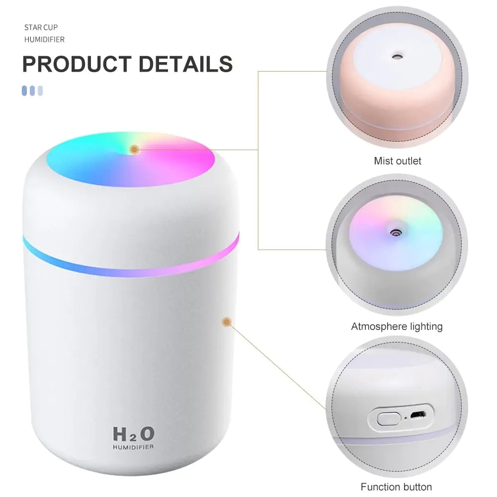 Colorful Night Light Humidifier